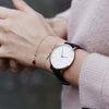 ROSEFIELD BWBLR-B1 The Bowery White Black Women's watch