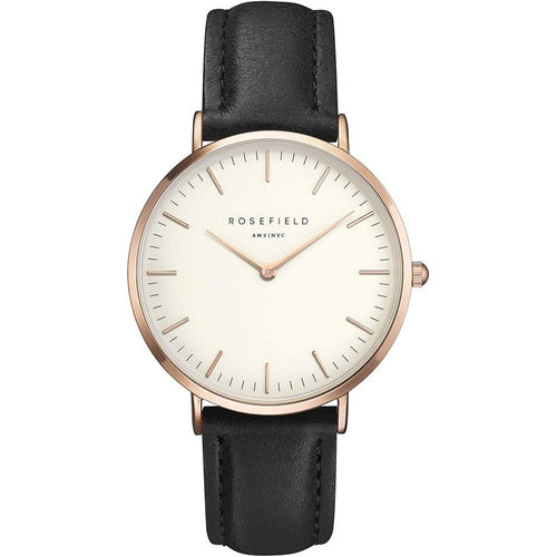 ROSEFIELD BWBLR-B1 The Bowery White Black Women's watch Rose Field