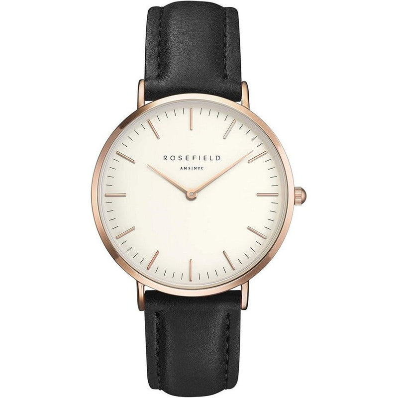 ROSEFIELD BWBLR-B1 The Bowery White Black Women's watch Rose Field