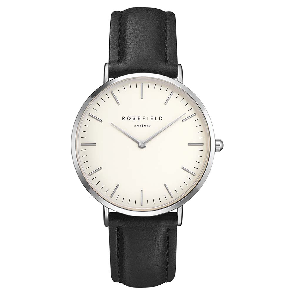 ROSEFIELD BWBLS-B2 The Bowery White Black Women's watch