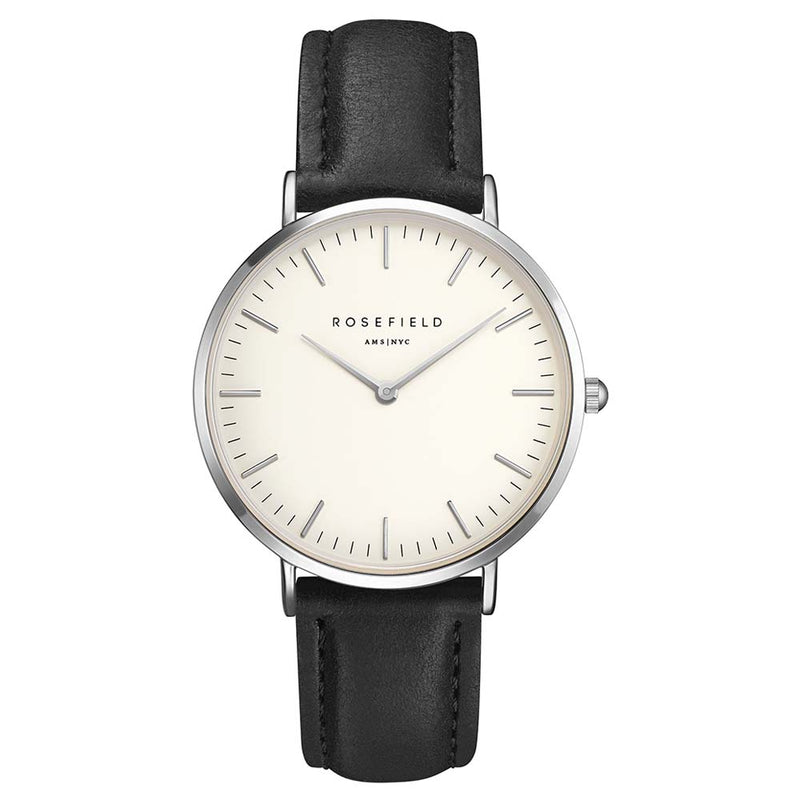 ROSEFIELD BWBLS-B2 The Bowery White Black Women's watch