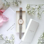 ROSEFIELD BWGR-B9 The Bowery White Gray Women's Watch