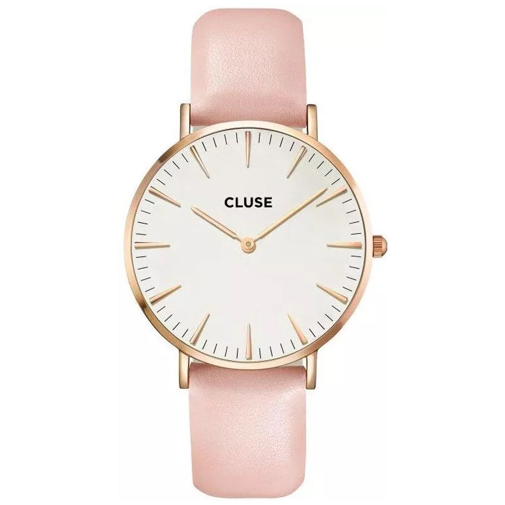 Cluse CL18014 White Dial Analog Quartz Women's Watch