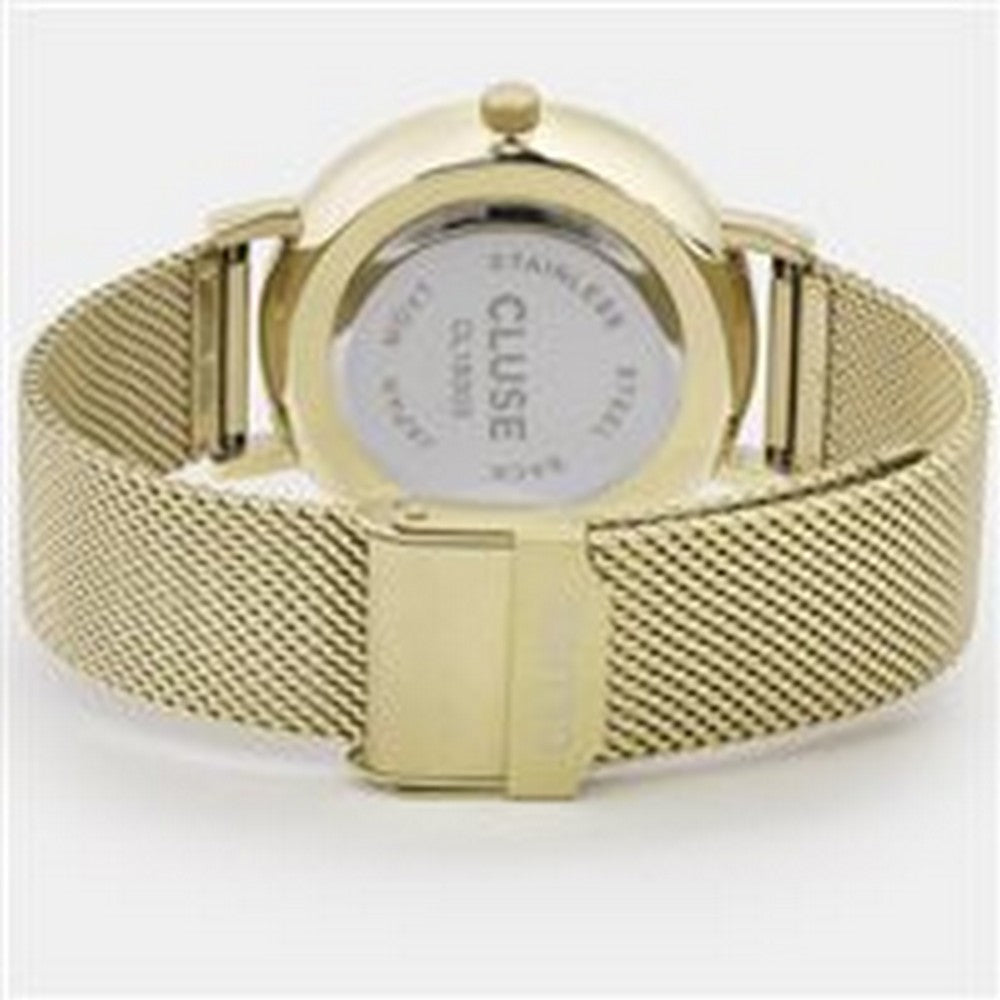 CLUSE CL18302 Pavane White Dial Gold tone Women s Mesh Watch