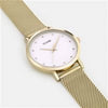 CLUSE CL18302 Pavane White Dial Gold-tone Women's Mesh Watch Cluse