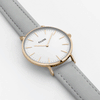 CLUSE CL18414  White Dial Gray Leather Women's Watch