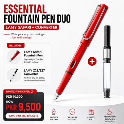 LAMY Safari Fountain Pen + Converter Duo