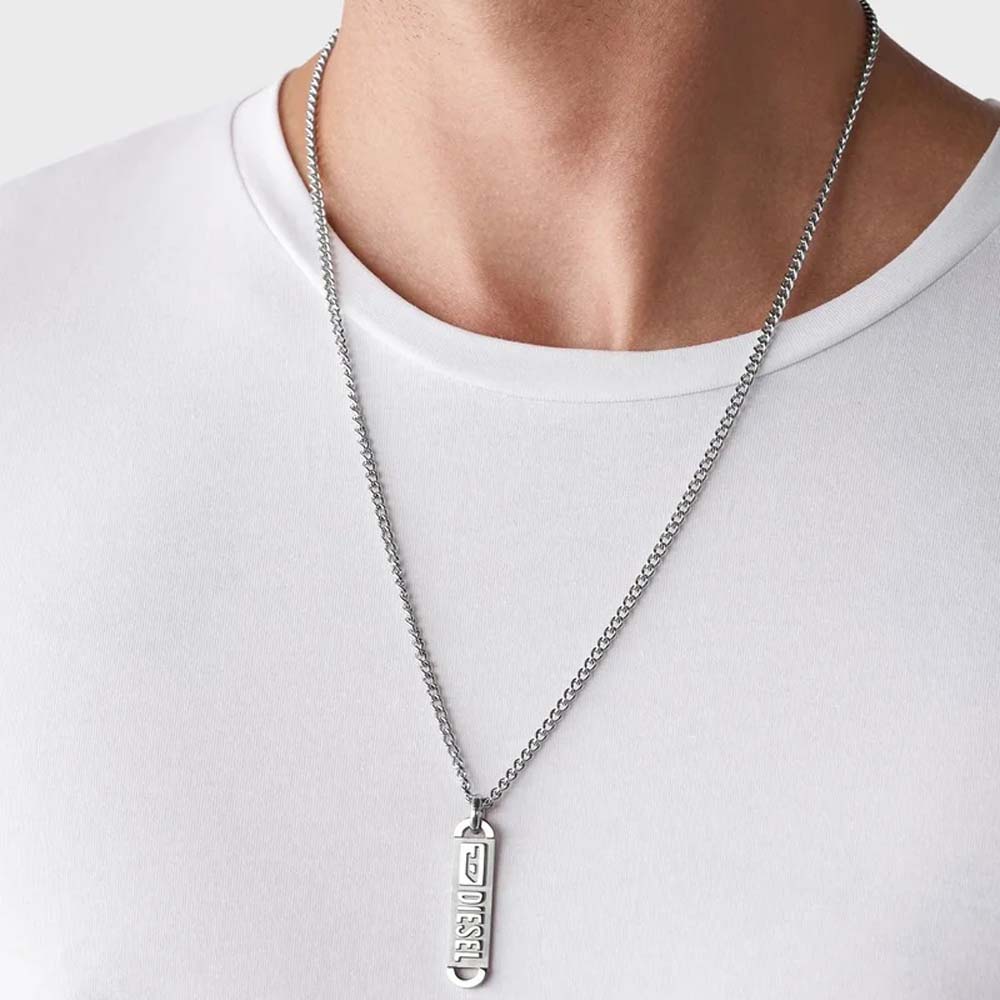 DIESEL DX1228040 Single Pendant Necklace