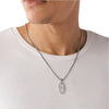 Diesel DX1342040 Single Pendant Silver Necklace