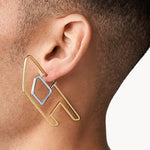 Diesel DX1364931 Men's Stainless Steel Hoop Earring