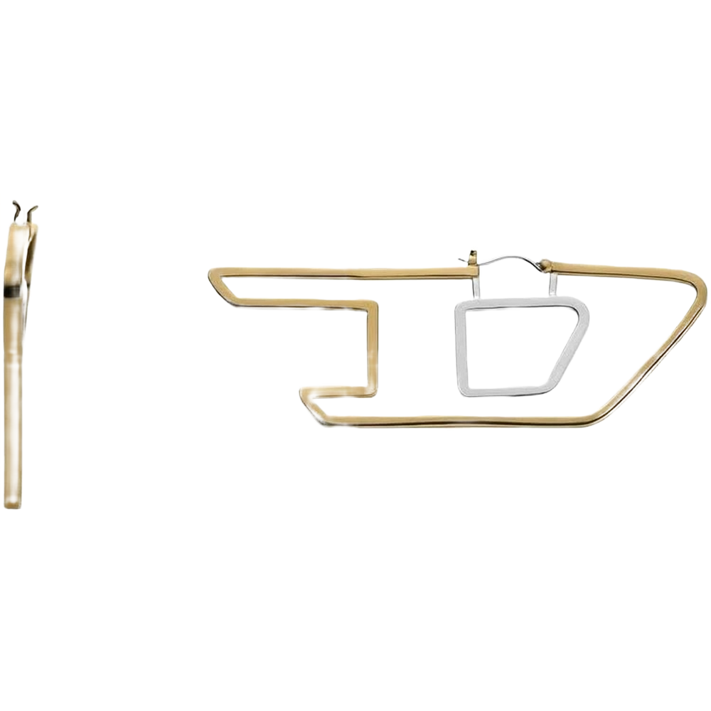 Diesel DX1364931 Men's Stainless Steel Hoop Earring