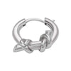 Diesel DX1447040 Steel Hoop Knot Single Earring