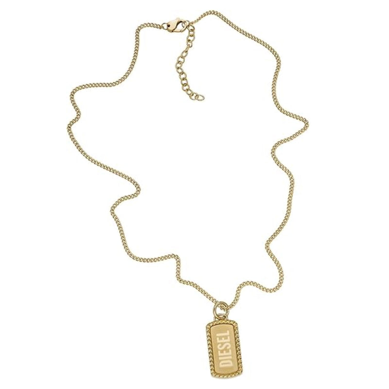 Diesel Stainless Steel Chain Necklace for Men DX1456710