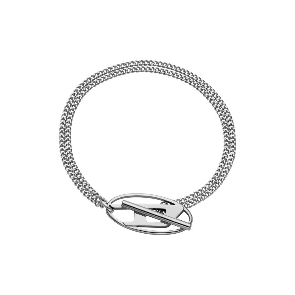 Diesel DX1535040 Oval D Logo Chain Bracelet