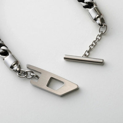 DIESEL bracelet DX1540040 chain braided accessory, D logo
