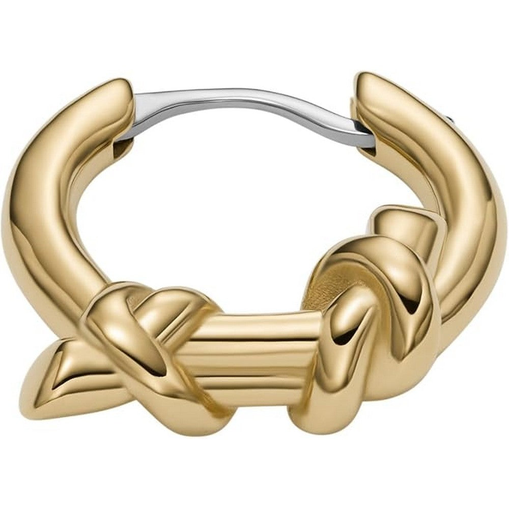 Diesel DX1566710 Gold-Tone Hoop Earring
