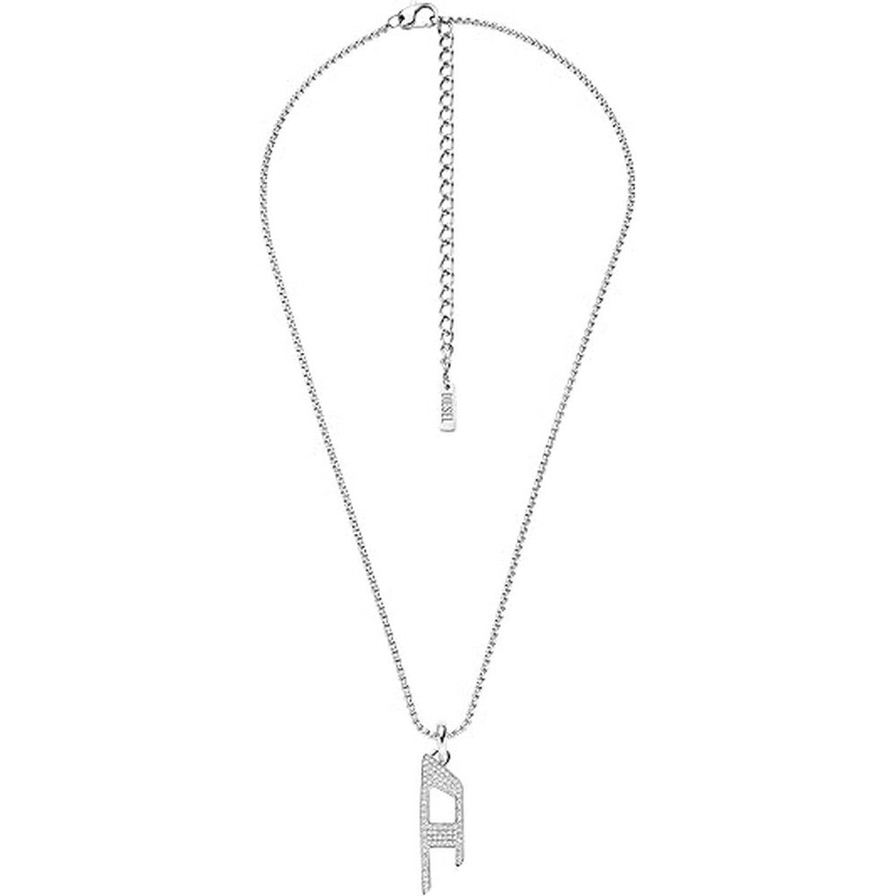 Diesel DX1624040 Stainless Steel Glitz Pendant Necklace