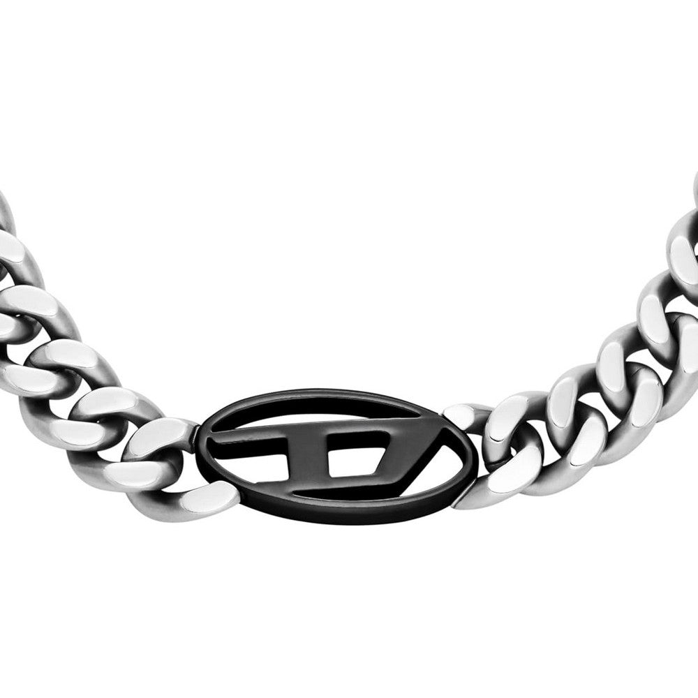Diesel DX1635931 Two-Tone Stainless Steel Chain Necklace