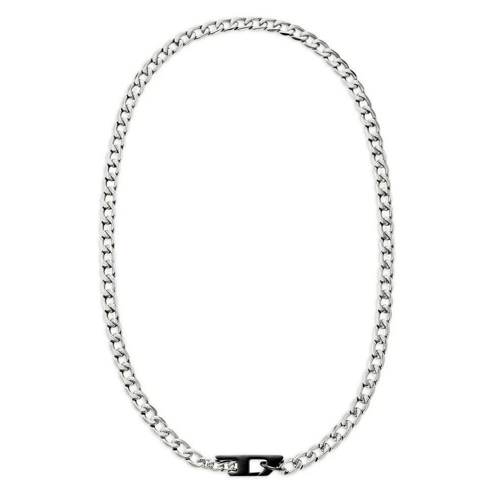 Diesel Dx1636931 curb-chain steel necklace