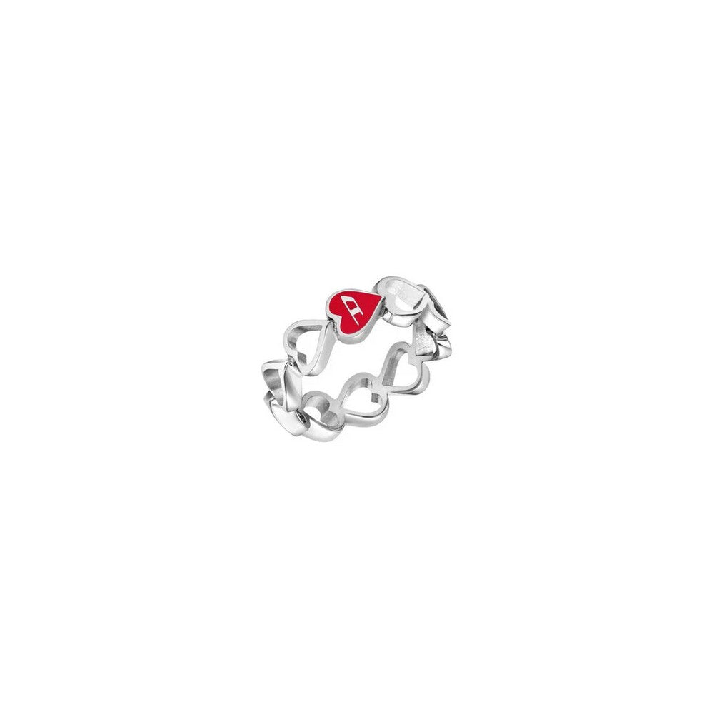 Diesel DX166904005 D Logo Heart Motif Ring