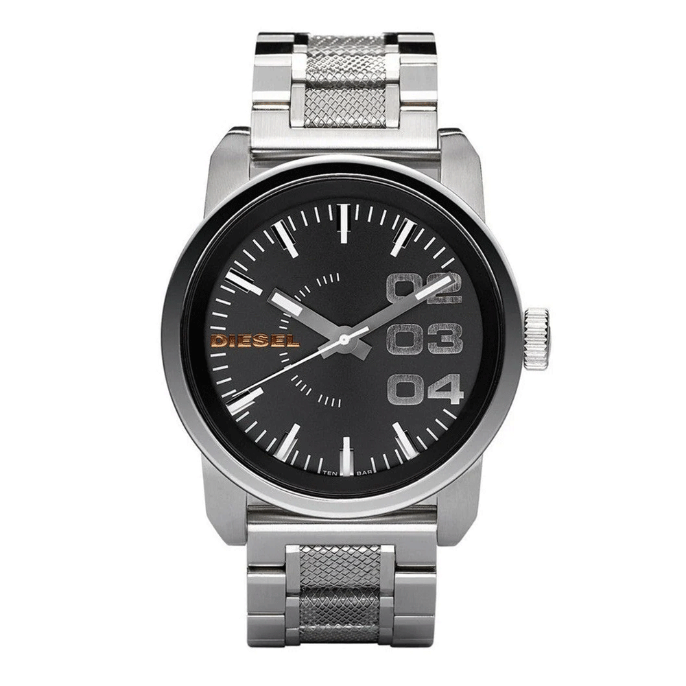 DIESEL DZ1370 Stainless Steel Black Dial Men's Watch