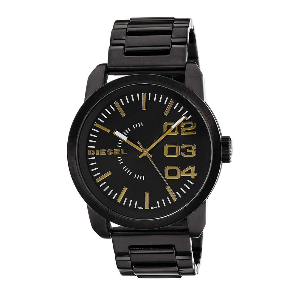 DIESEL DZ1566 Stainless Steel Black Dial Black Ion-plated Watch