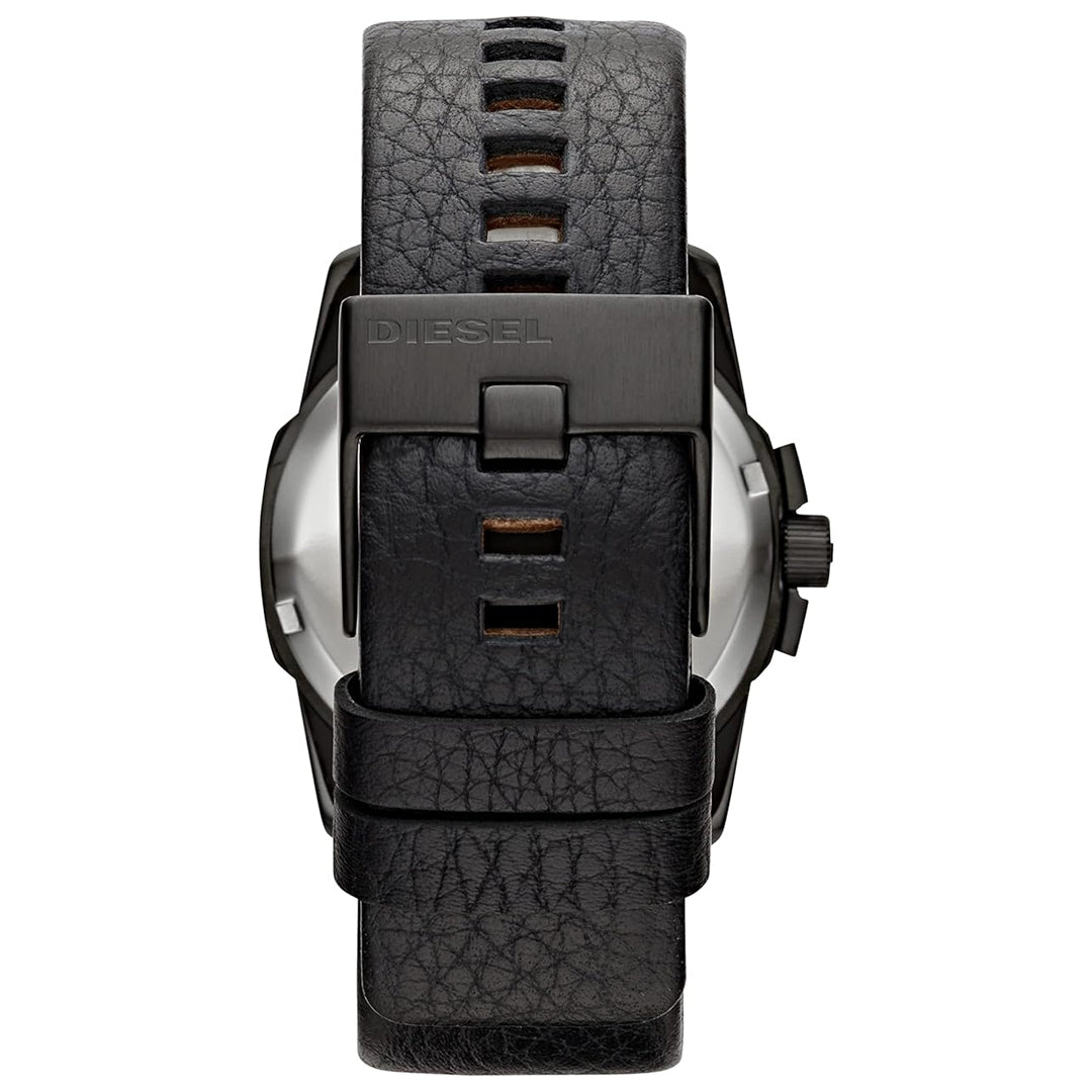 DIESEL DZ1657 Mega Chief Analogue Quartz Leather Strap Men's Watch Diesel