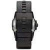 DIESEL DZ1657 Mega Chief Analogue Quartz Leather Strap Men's Watch