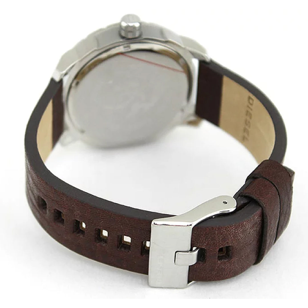 Diesel DZ1724 Rasp Black Silicone Men's Watch with Black Dial