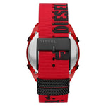 DIESEL DZ1916 Crusher Digital Red Nylon Men's Watch