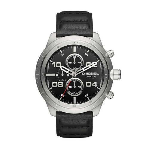 DIESEL DZ4439 Padlock Stainless Steel Black Men's watch Diesel