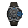 DIESEL DZ4500 Mega Chief Chronograph Black and Gray Watch Diesel