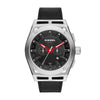 DIESEL DZ4543 Timeframe Chronograph Black Leather Men's Watch Diesel