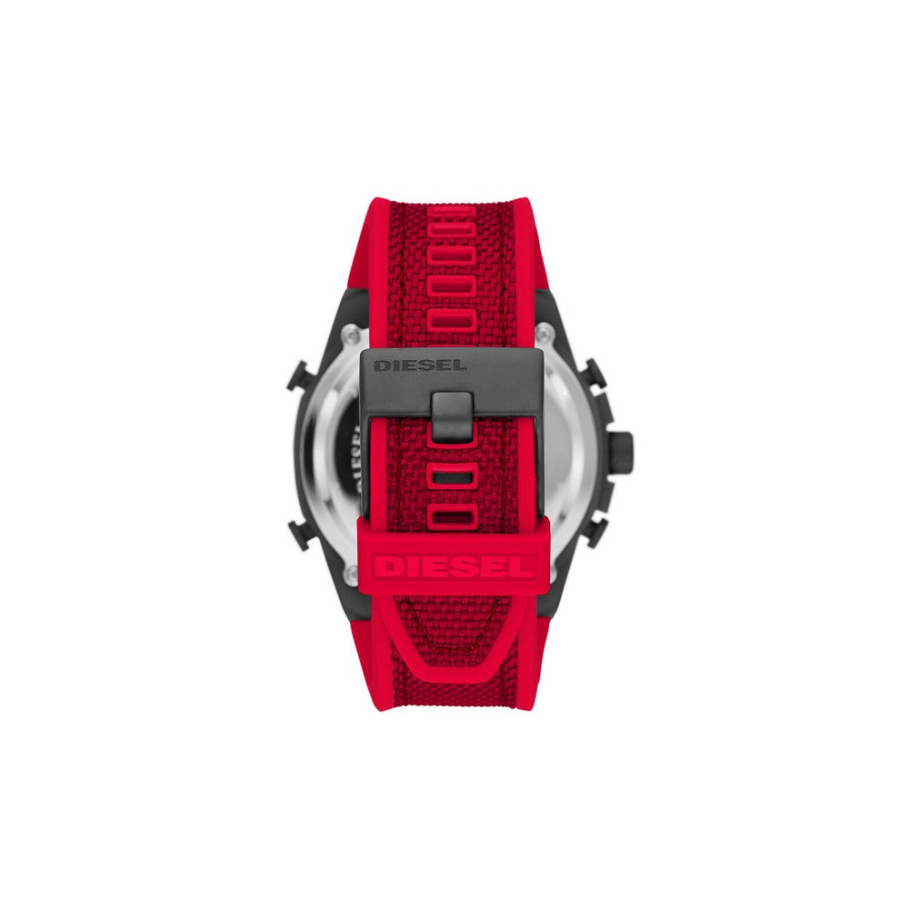 DIESEL DZ4551 Mega Chief Analogue Digital Red Nylon and Silicone Men's Watch