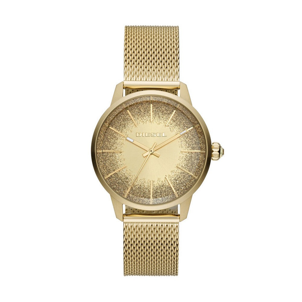 DIESEL DZ5591 Stainless Steel Three hand gold-tone Women's watch Diesel