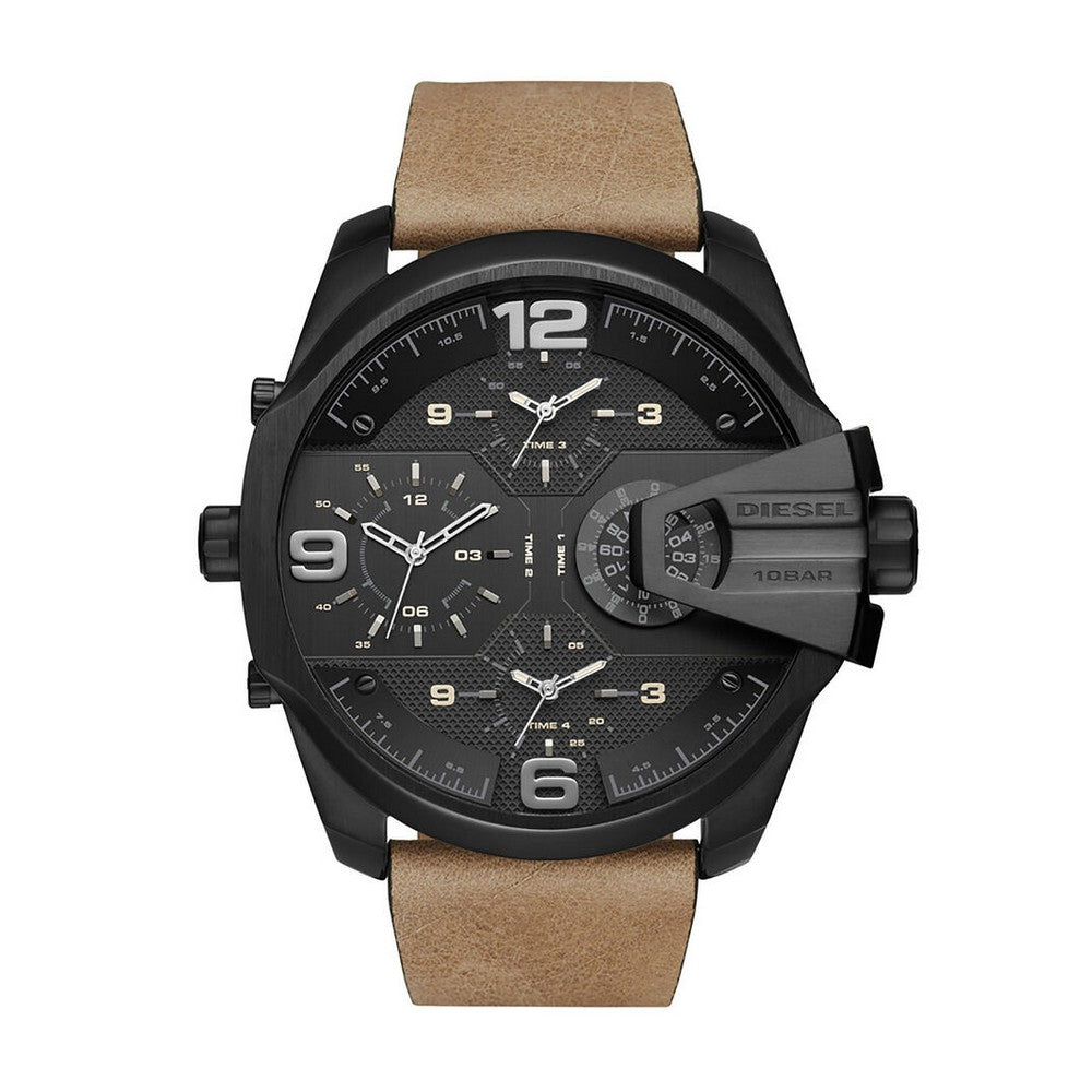 DIESEL DZ7390 Uber Chief 4 Time Zones Oversized Men's Watch Diesel