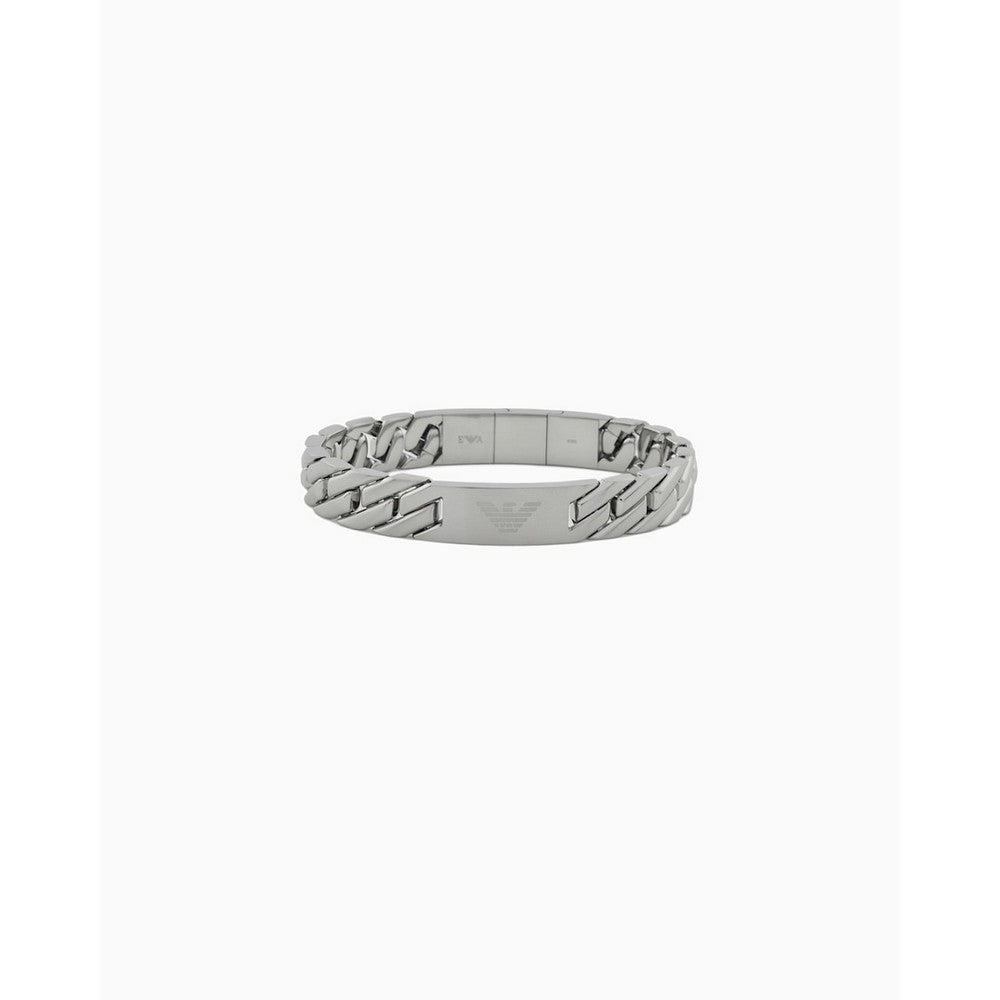 Emporio Armani EGS2435040 Stainless Steel Logo Bracelet