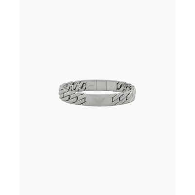 Emporio Armani EGS2435040 Stainless Steel Logo Bracelet