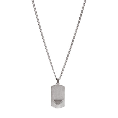 Emporio Armani Stainless Steel Dog Tag Necklace EGS3125040