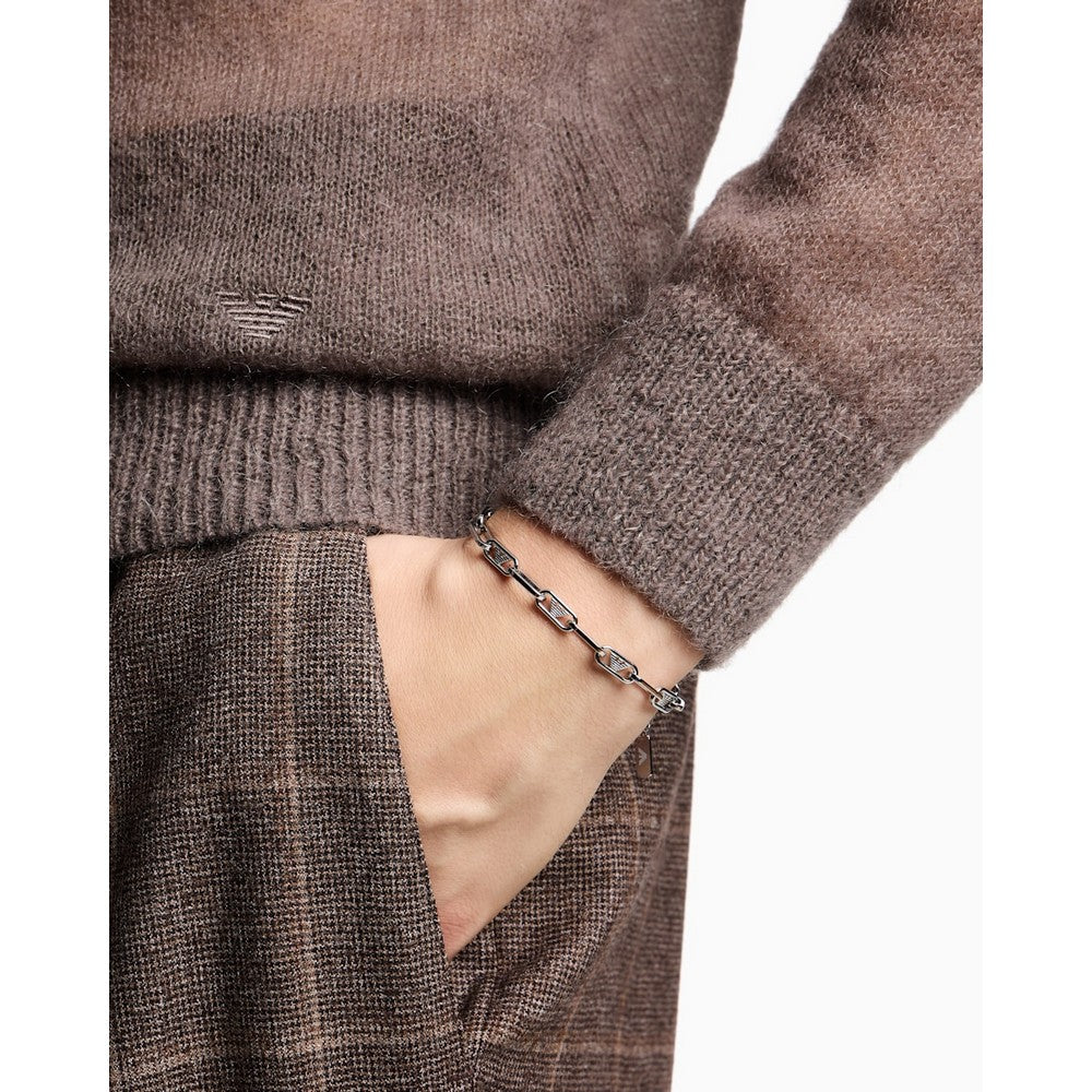 Emporio Armani EGS3249040 Twist-Link Chain Bracelet