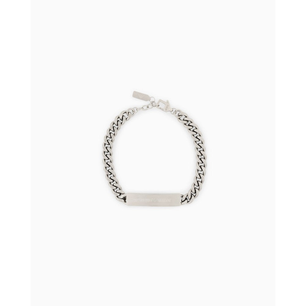 Emporio Armani EGS3304040 EA-Logo Chunky Curb Chain ID Bracelet