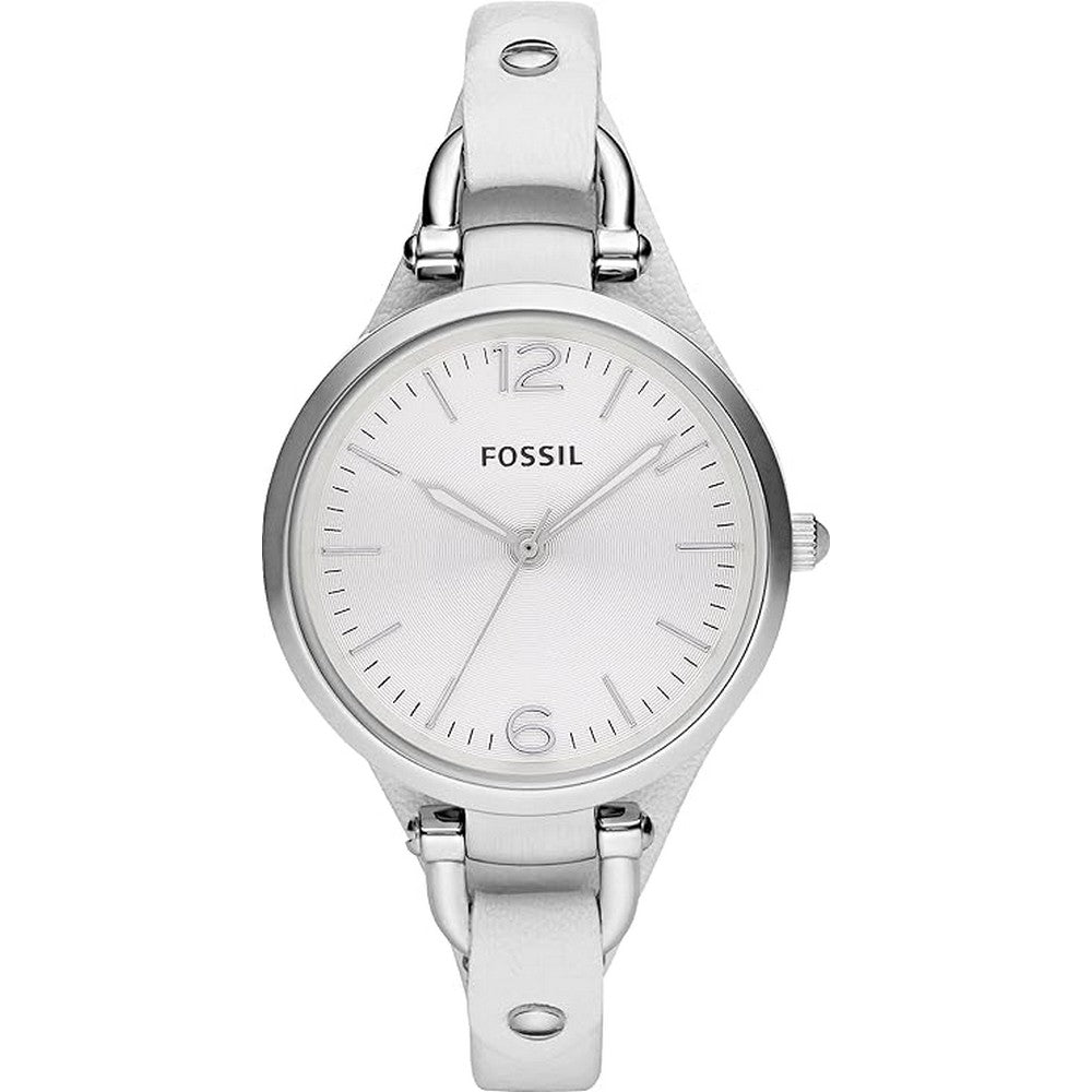 Fossil Georgia Analog Silver Dial Women's Watch ES2829