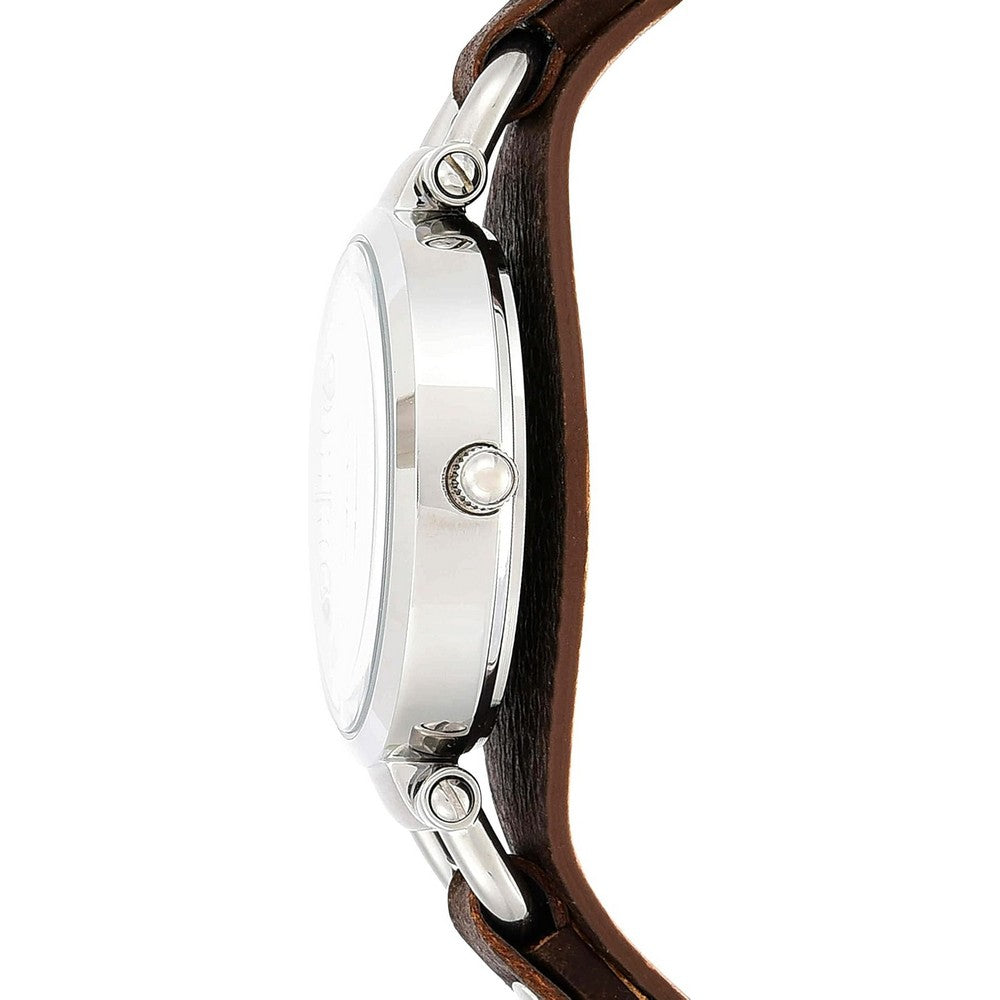 Fossil Georgia Brown Leather Ladies Watch ES3060