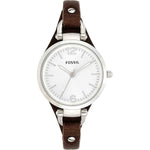 Fossil Georgia Brown Leather Ladies Watch ES3060 Fossil