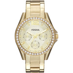 Fossil Riley ES3203 Women's Watch with Crystal Accents and Stainless Steel Bracelet Band Fossil