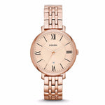 Fossil ES3435 Jacqueline Rose-Tone Stainless Steel Watch Fossil