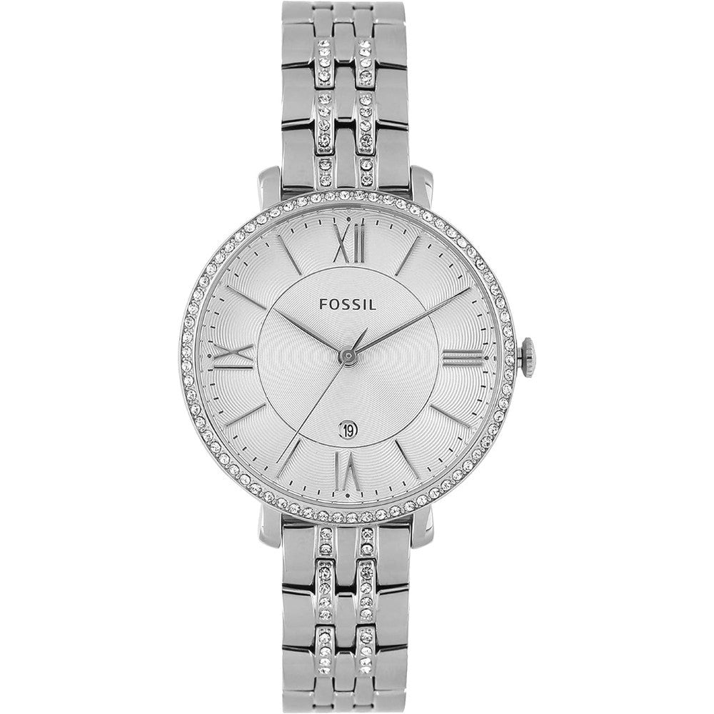 Fossil ES3545 Jacqueline Women's Watch with Stainless Steel or Leather Band Analog Watch Display