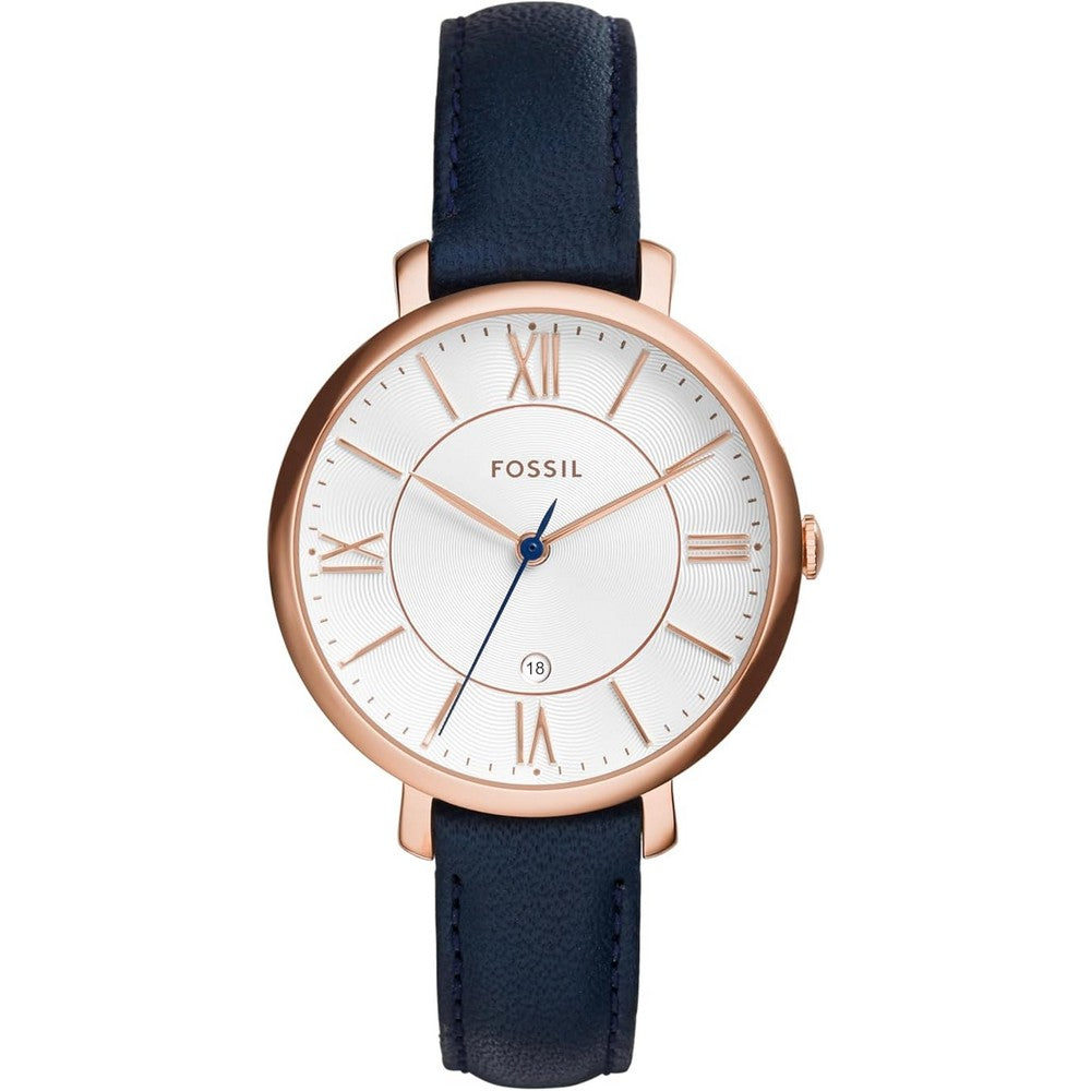 Fossil Jacqueline Navy Leather Watch ES3843 Fossil