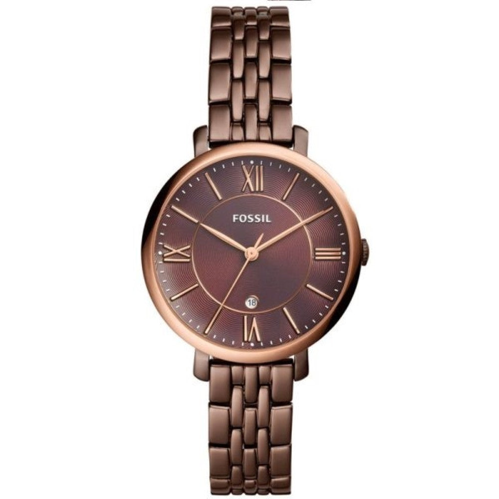 Fossil  ES4275 Women’s Quartz Stainless Steel Brown Dial 36mm Watch ES4275