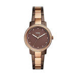 Fossil ES4300 Women's Neely ES4300 Gold Stainless Steel Japanese Quartz Fashion Watch Fossil